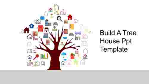 house ppt template-Build A Tree House Ppt Template-style 1